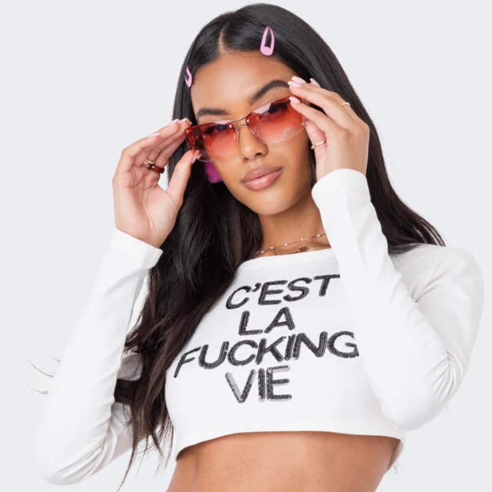 C'est La Vie Crop top